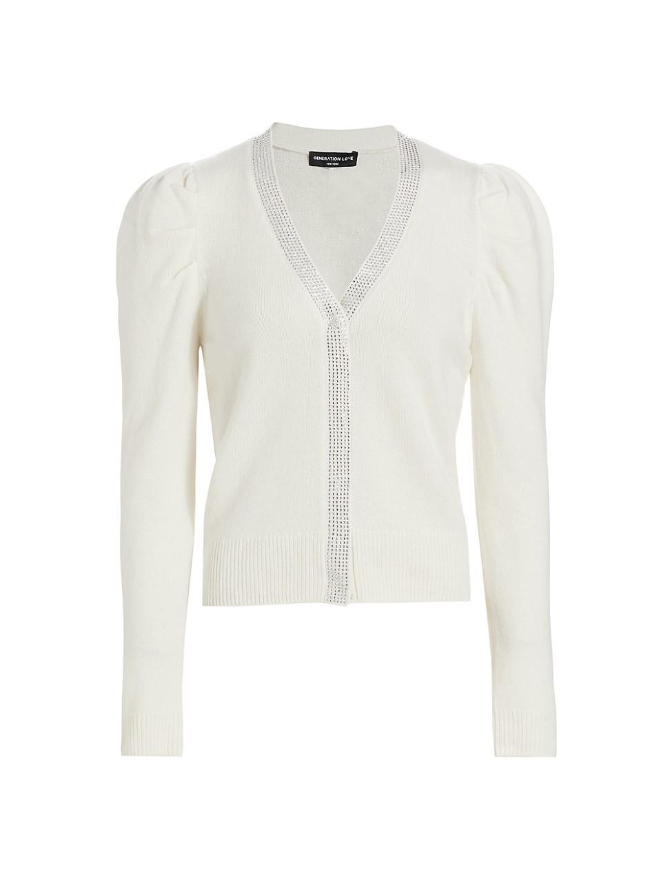 Womens Corina Crystal Cardigan Product Image