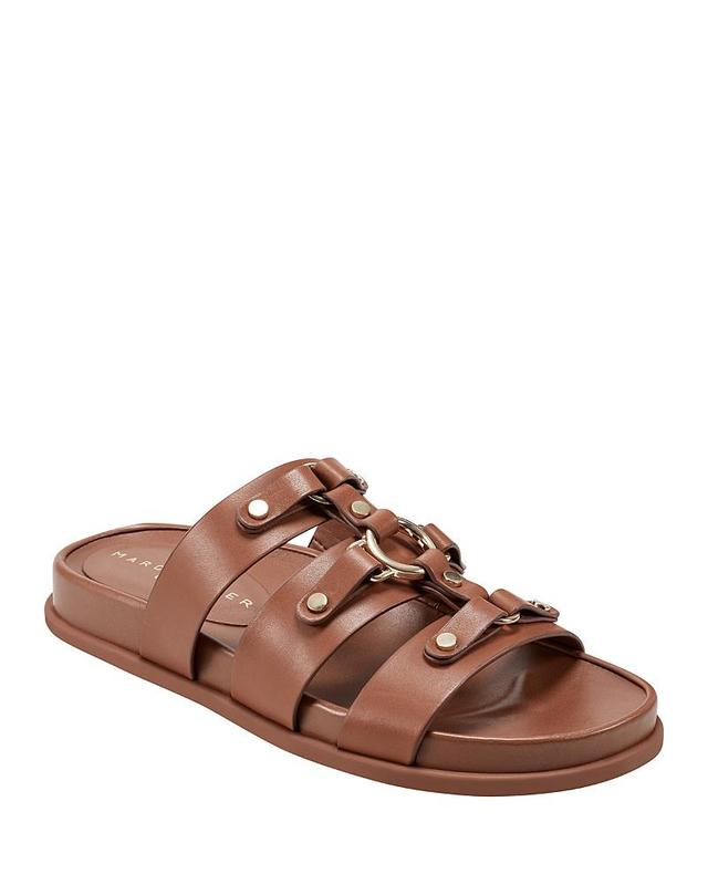 Marc Fisher Ltd. Womens Verity Almond Toe Triple Strap Sandals Product Image