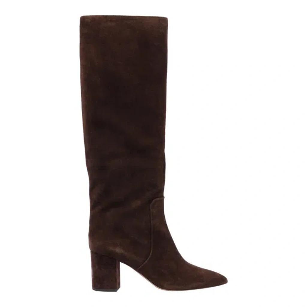 Suede Boots In Brown product image