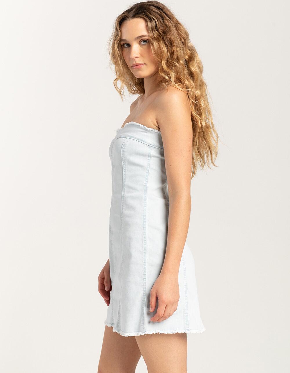 RSQ Womens Tube Denim Dress Product Image