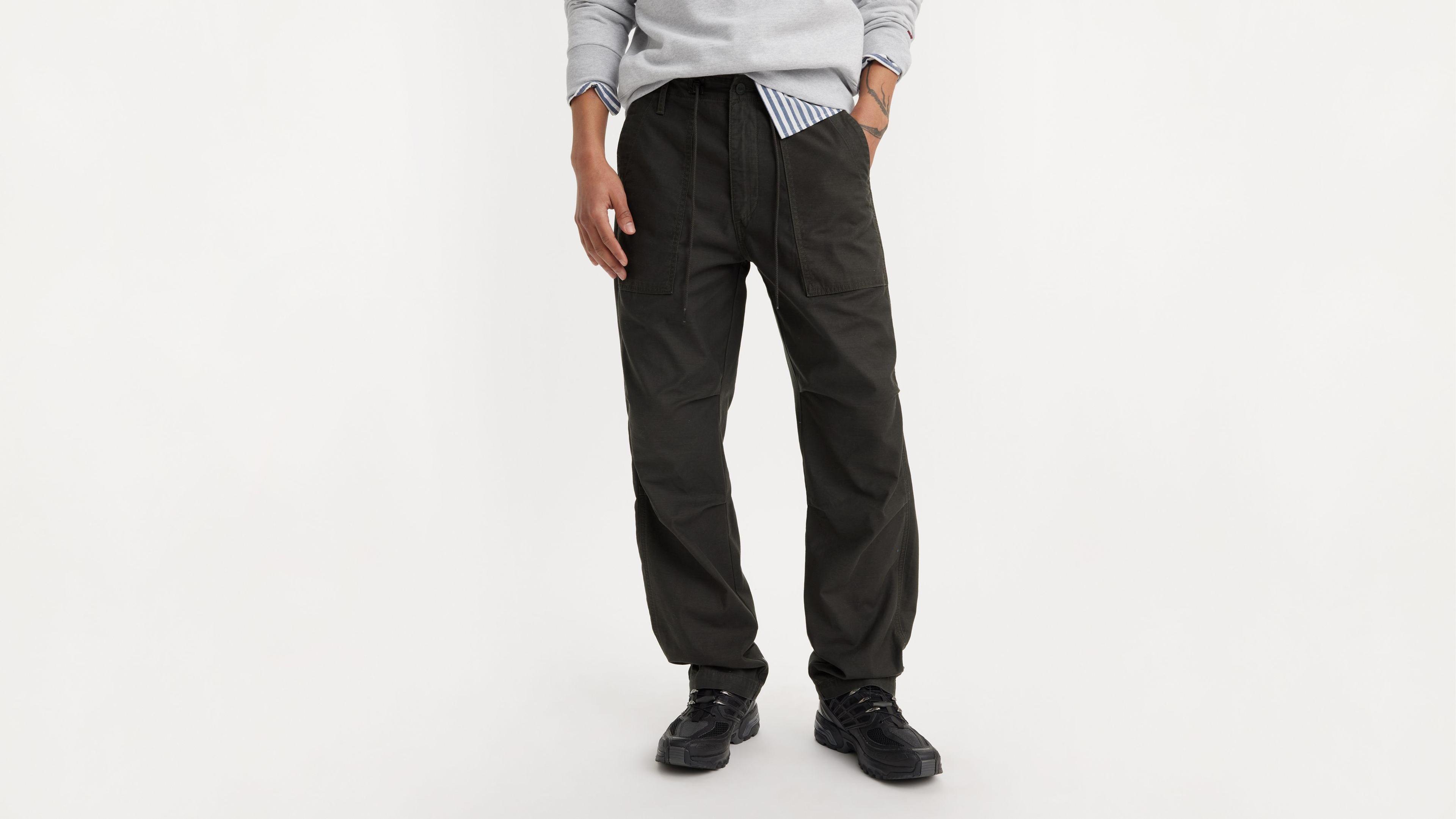 Loose Straight Surplus Men's Pants Product Image