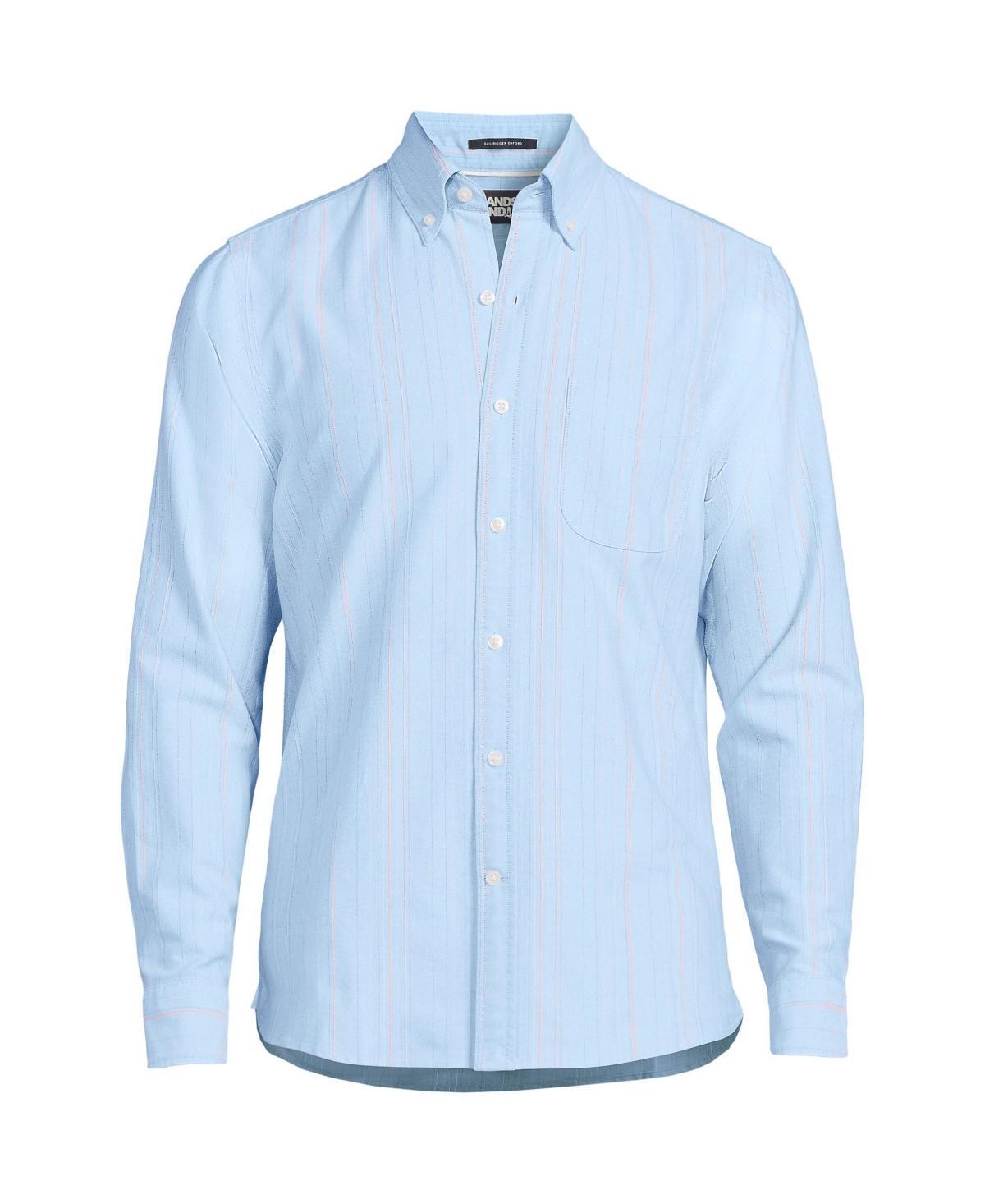 Mens Lands End Button-Down Sail Rigger Oxford Button-Down Shirt Product Image