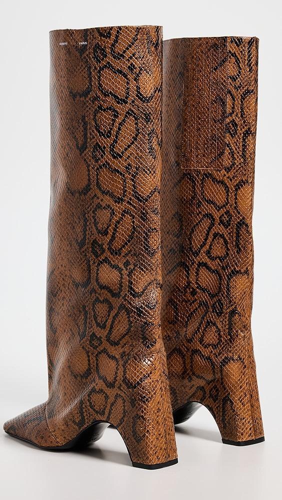 Coperni Snake Print Bridge Boots | Shopbop Product Image