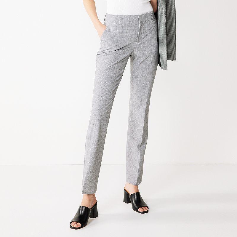 Womens Nine West Barely Bootcut Pant Grey Gray product image