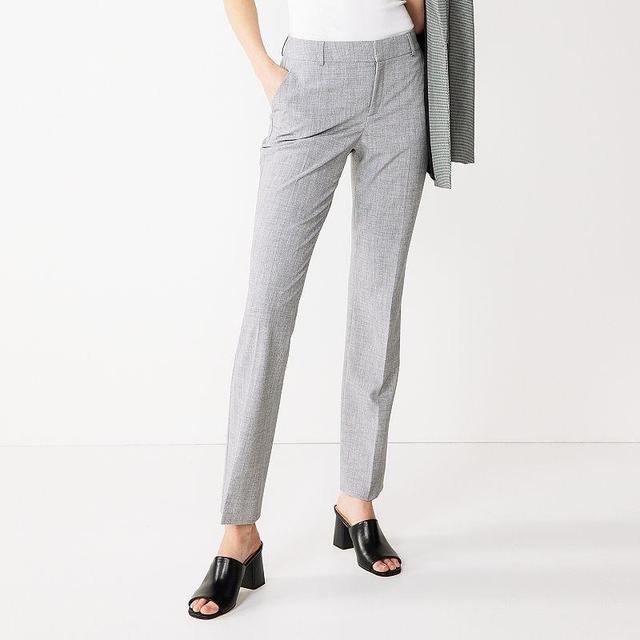 Womens Nine West Barely Bootcut Pant Grey Gray Product Image