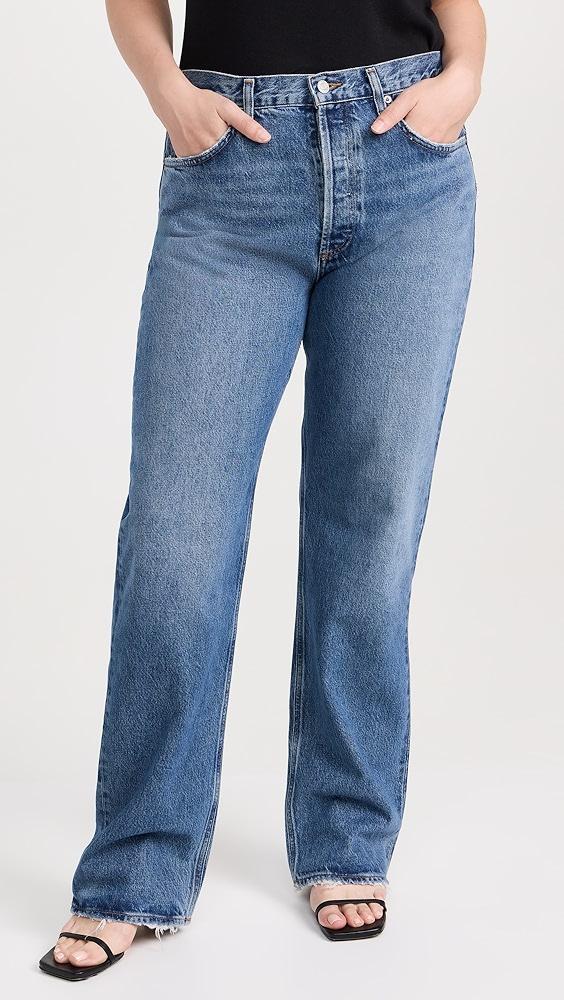 AGOLDE Kelly Jeans: High Rise Relaxed Straight | Shopbop Product Image