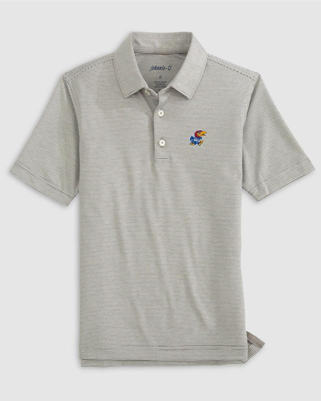 johnnie-O Florida Lyndonn Jr. Striped Jersey Performance Polo Product Image