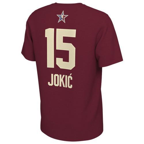 Nike Mens Nikola Jokic All-Star Week West 24 T-Shirt - White/Red Product Image