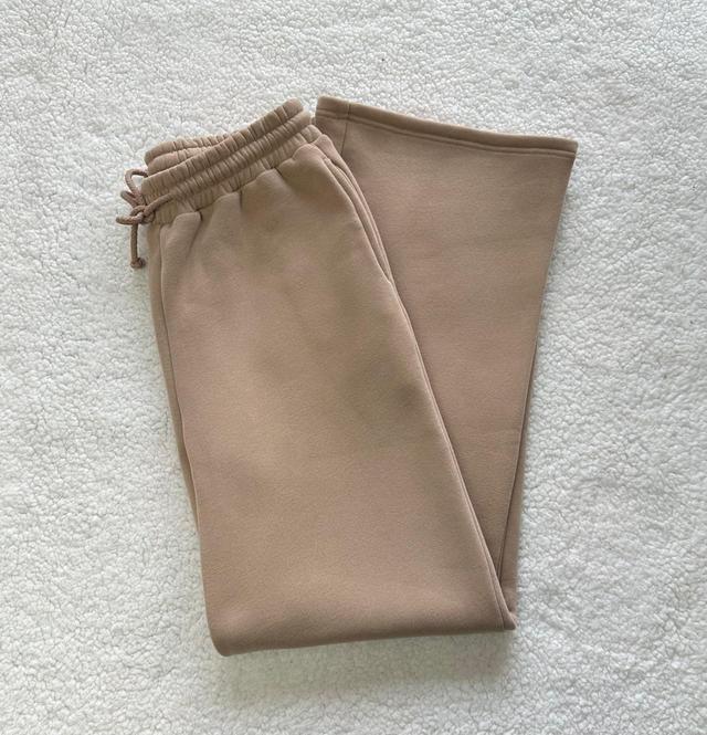 Cappuccino Basic Blank Flare Sweatpants Product Image