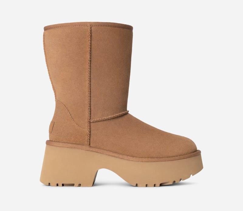 UGG Womens Classic Short New Heights Suede Classic Boots Product Image