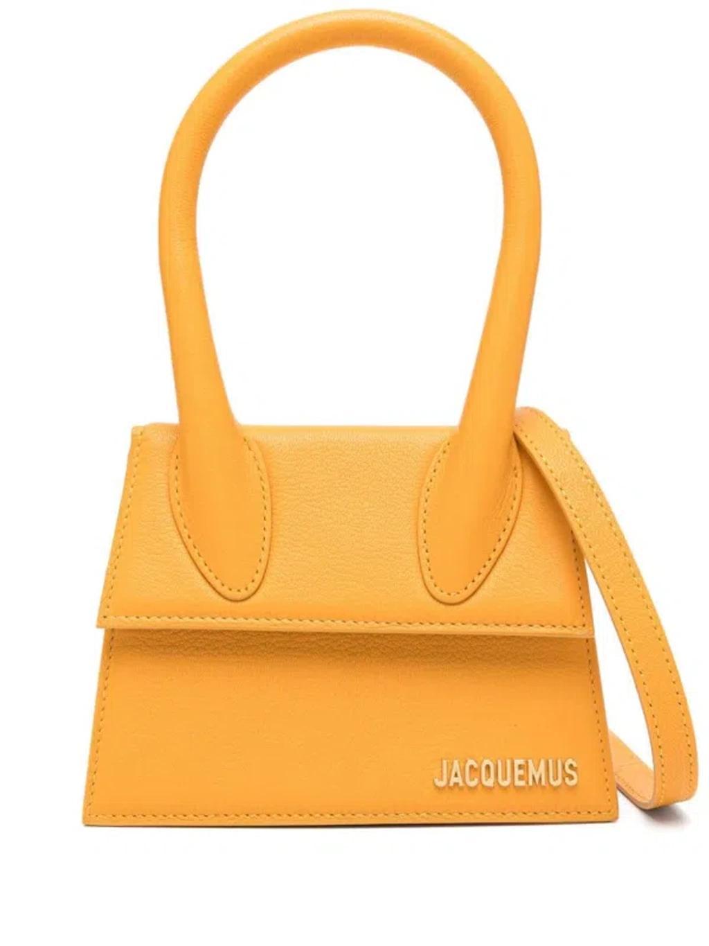 JACQUEMUS Le Chiquito Moyen Handbag In Orange Product Image