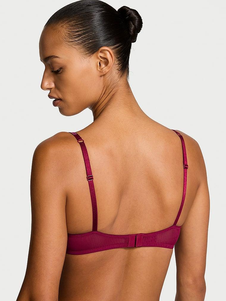 Sheer Shine  Unlined Low-Cut Demi Bra Product Image