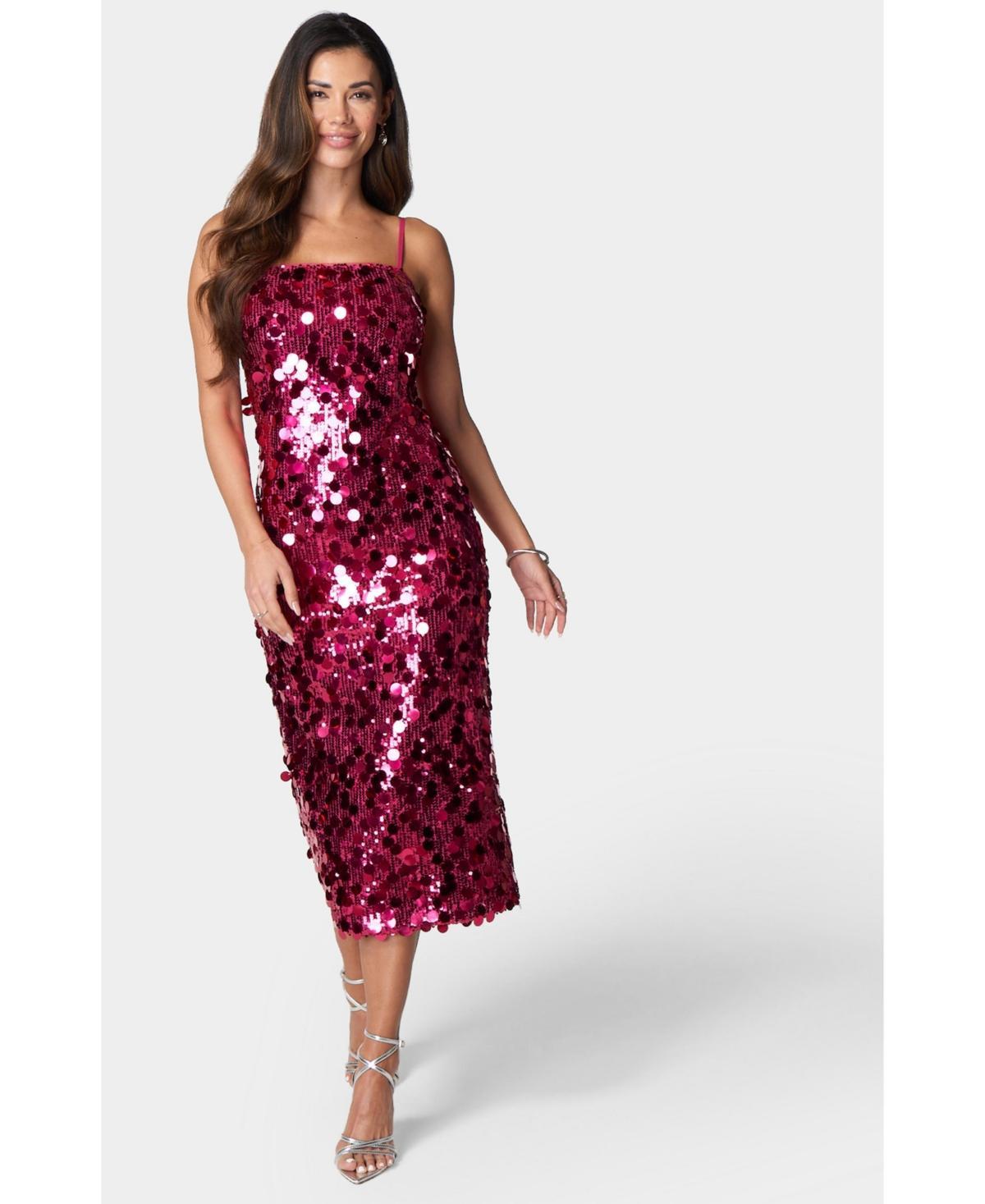 Women's Sequin Midi Dress Product Image