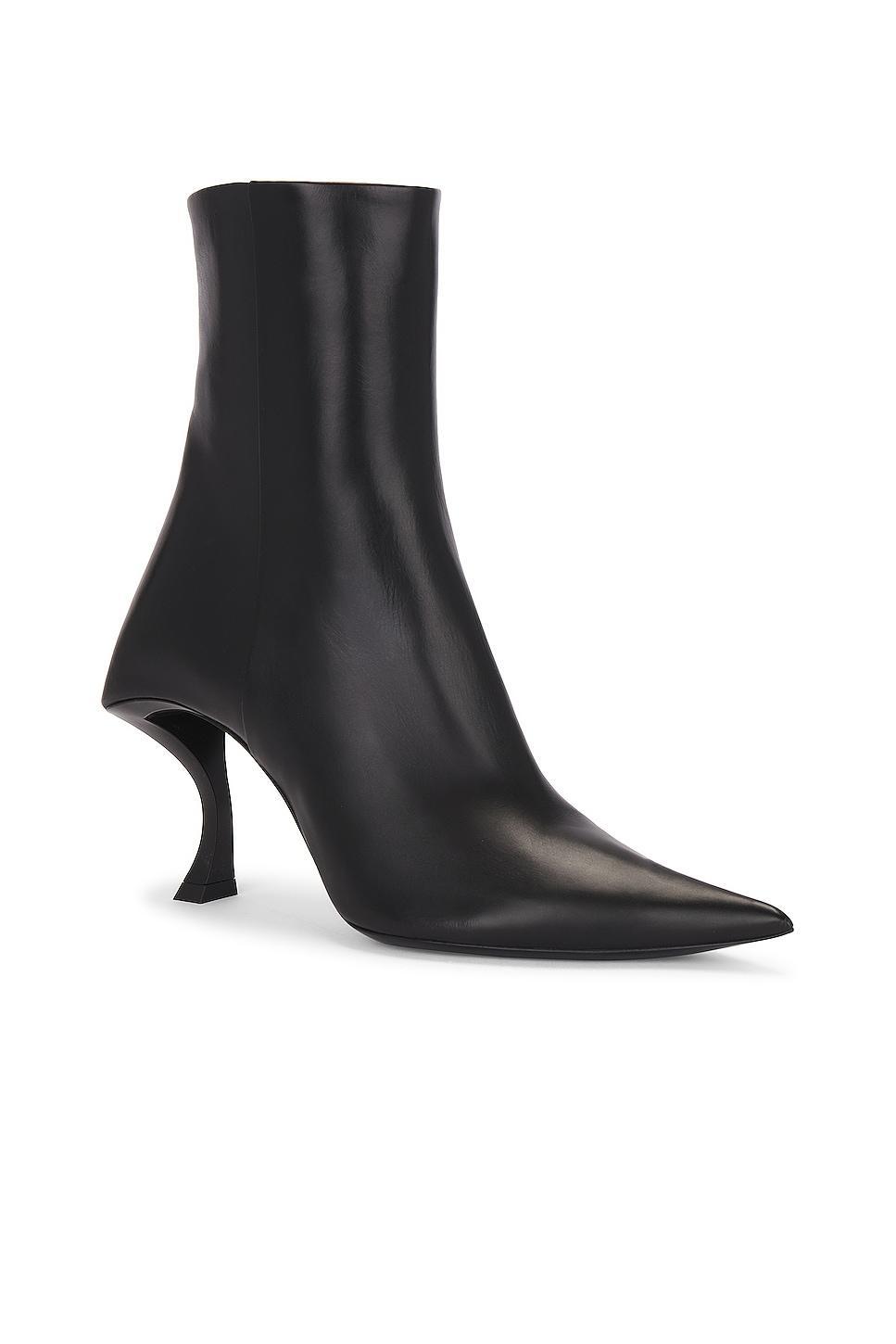 Balenciaga Hourglass Bootie in Black - Black. Size 37 (also in 36). Product Image