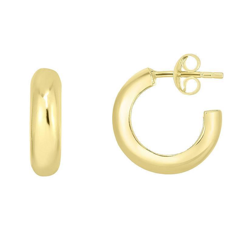 Sunkissed Sterling C-Hoop Earrings, Womens, Gold Tone Product Image