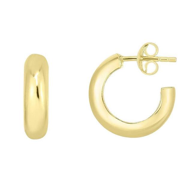 Sunkissed Sterling C-Hoop Earrings, Womens, Gold Tone Product Image