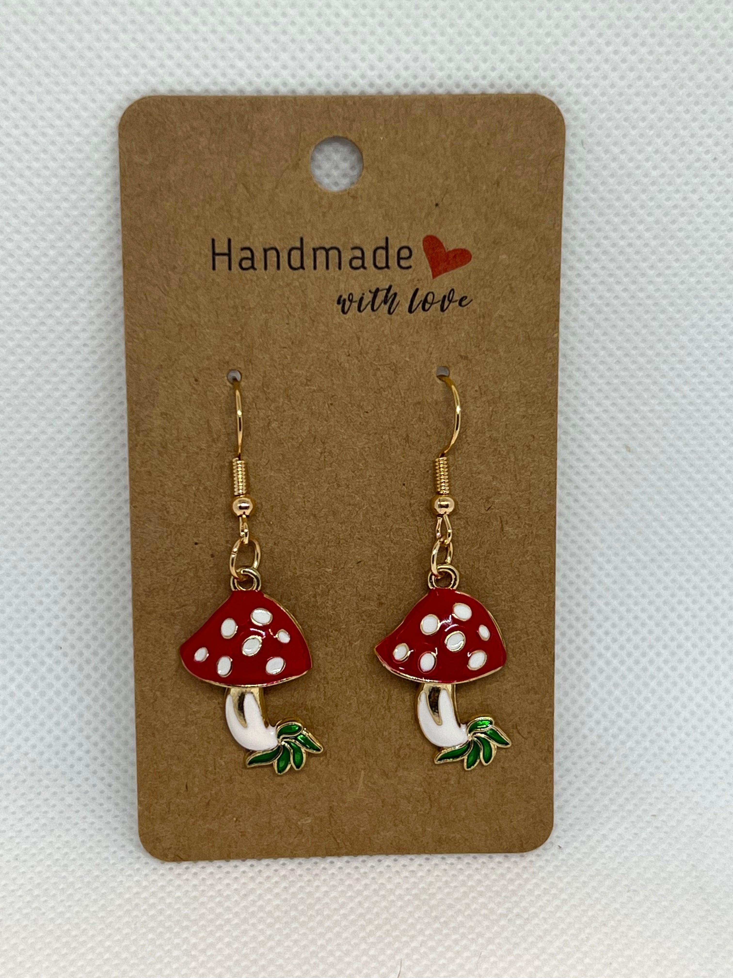 Mushroom Earrings Female Product Image