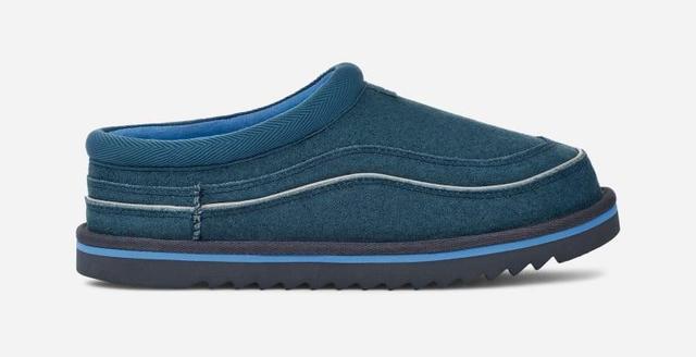 UGG Mens Tasman Cali Wave Suede/Recycled Materials Clogs Slippers Product Image