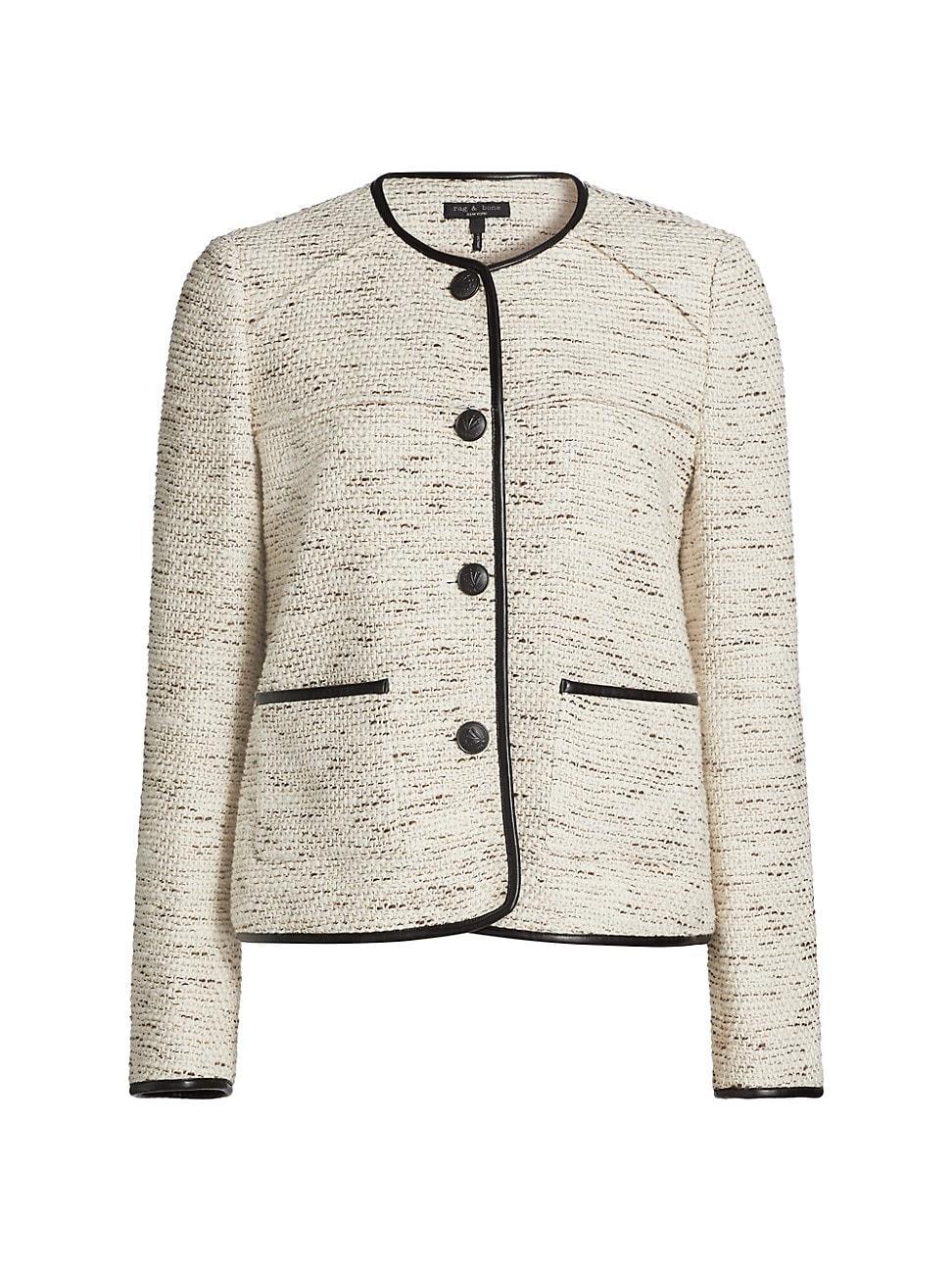 Womens Mirabelle Italian Tweed Jacket Product Image