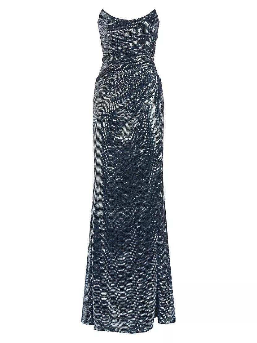 Skye Draped Strapless Gown Product Image