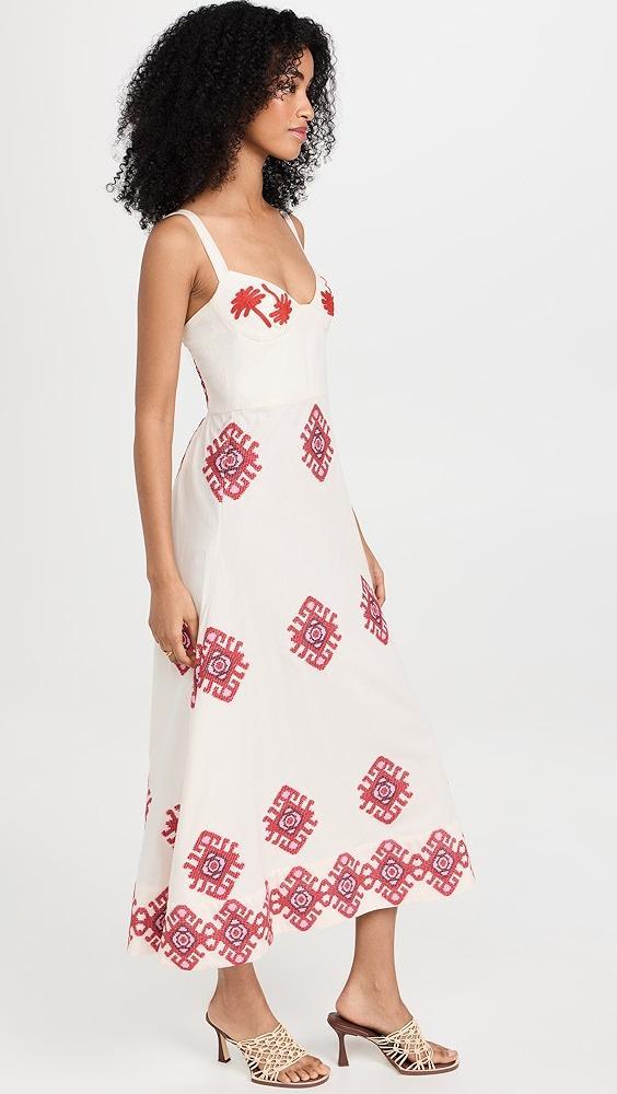 Johanna Ortiz Enkai Midi Dress | Shopbop Product Image