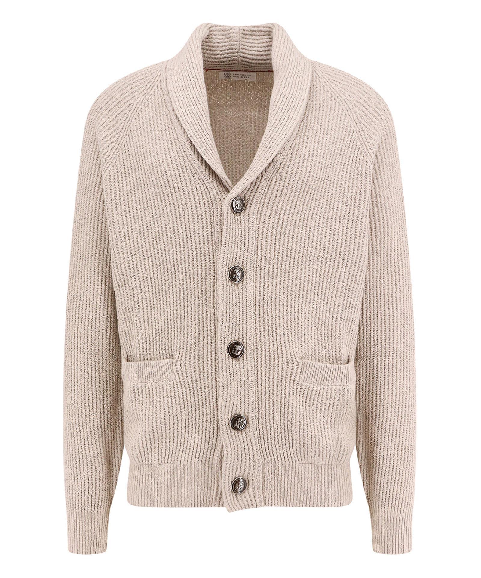 BRUNELLO CUCINELLI Cardigan In Beige Product Image