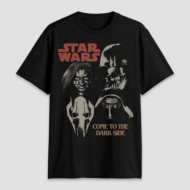 Mens Star Wars Villians Short Sleeve Graphic T-Shirt Product Image