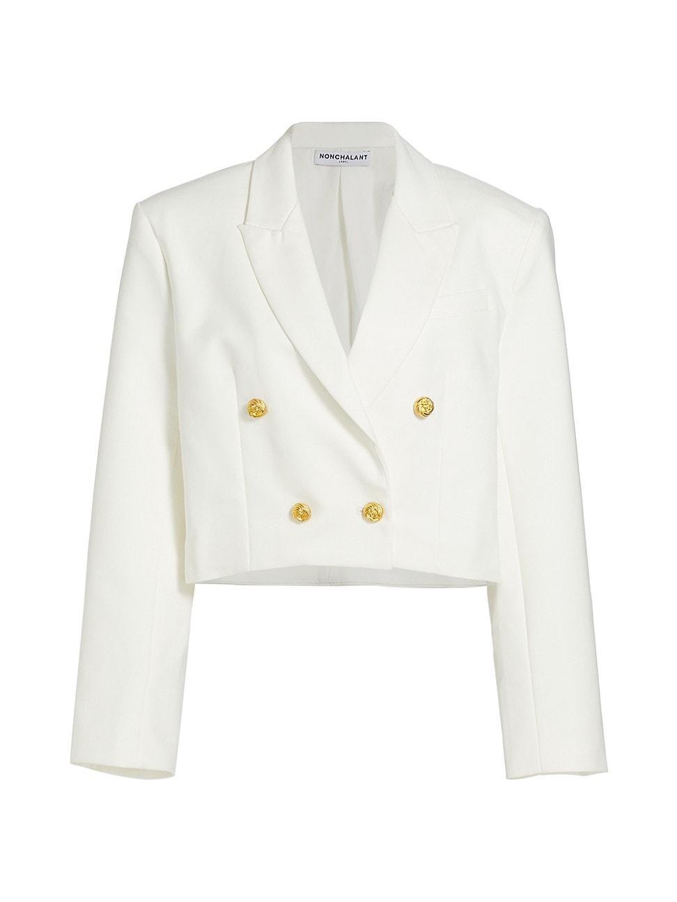 Womens Alana Cropped Blazer Product Image