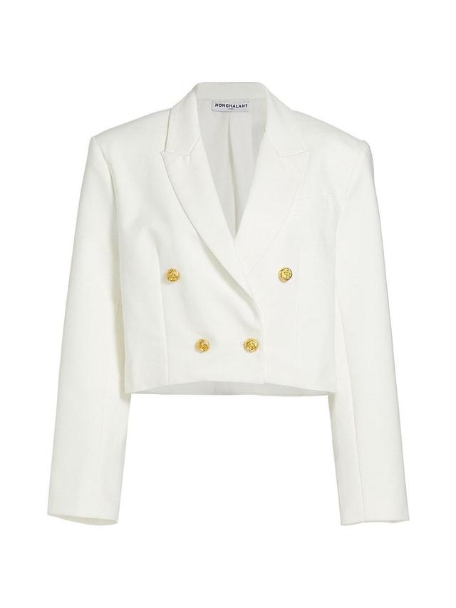 Womens Alana Cropped Blazer Product Image