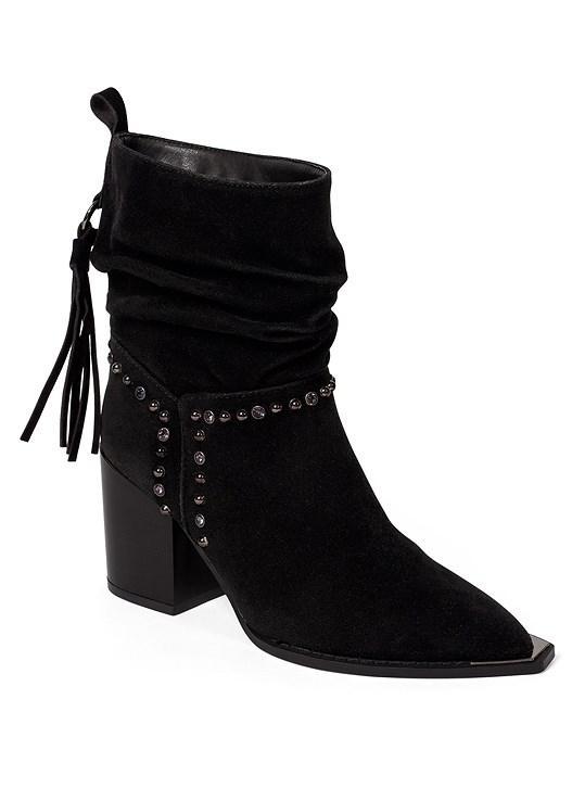 Faux-Suede Studded Booties product image