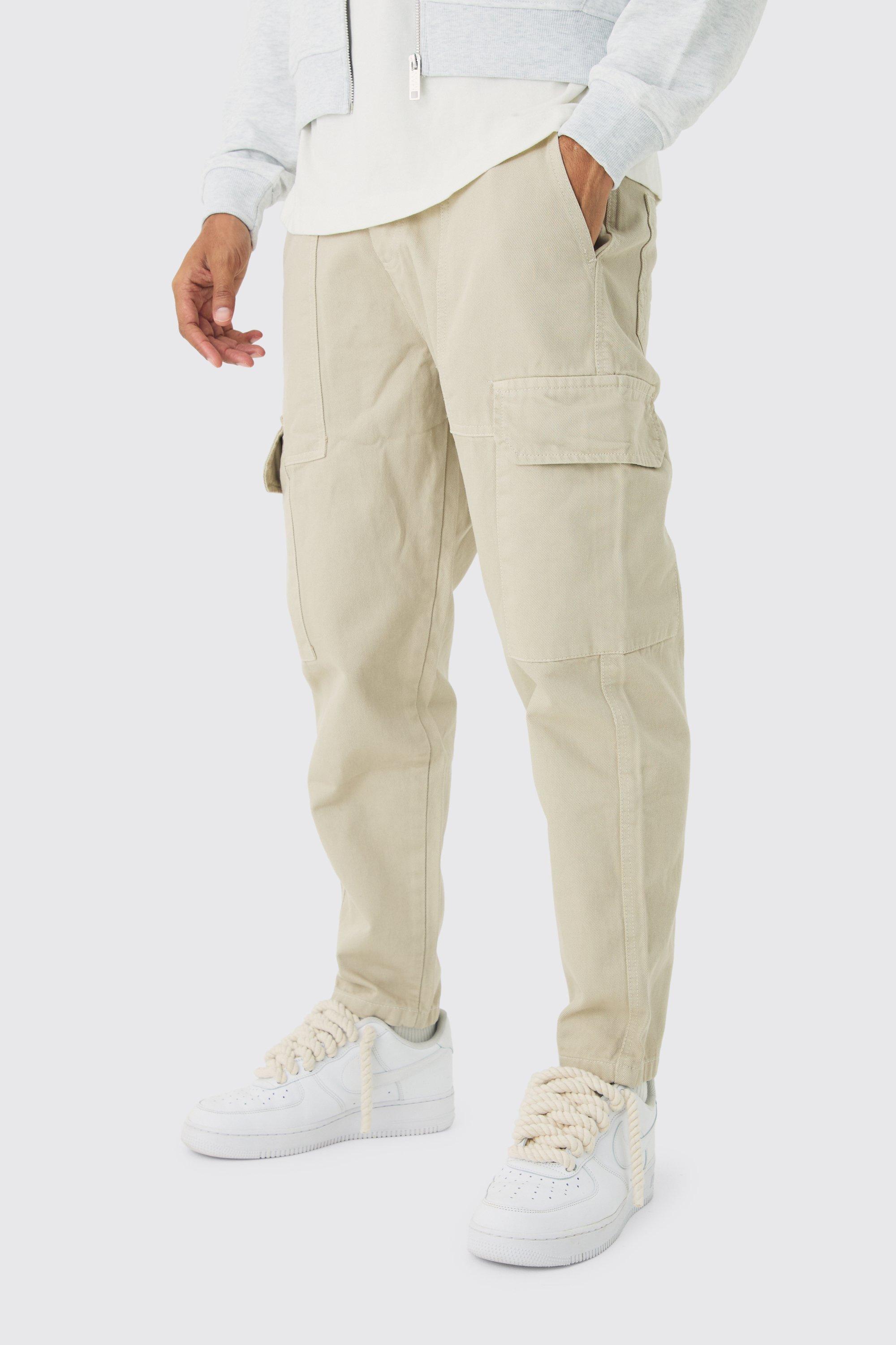 Relaxed Fit Carpenter Cargo Jeans | boohooMAN USA Product Image