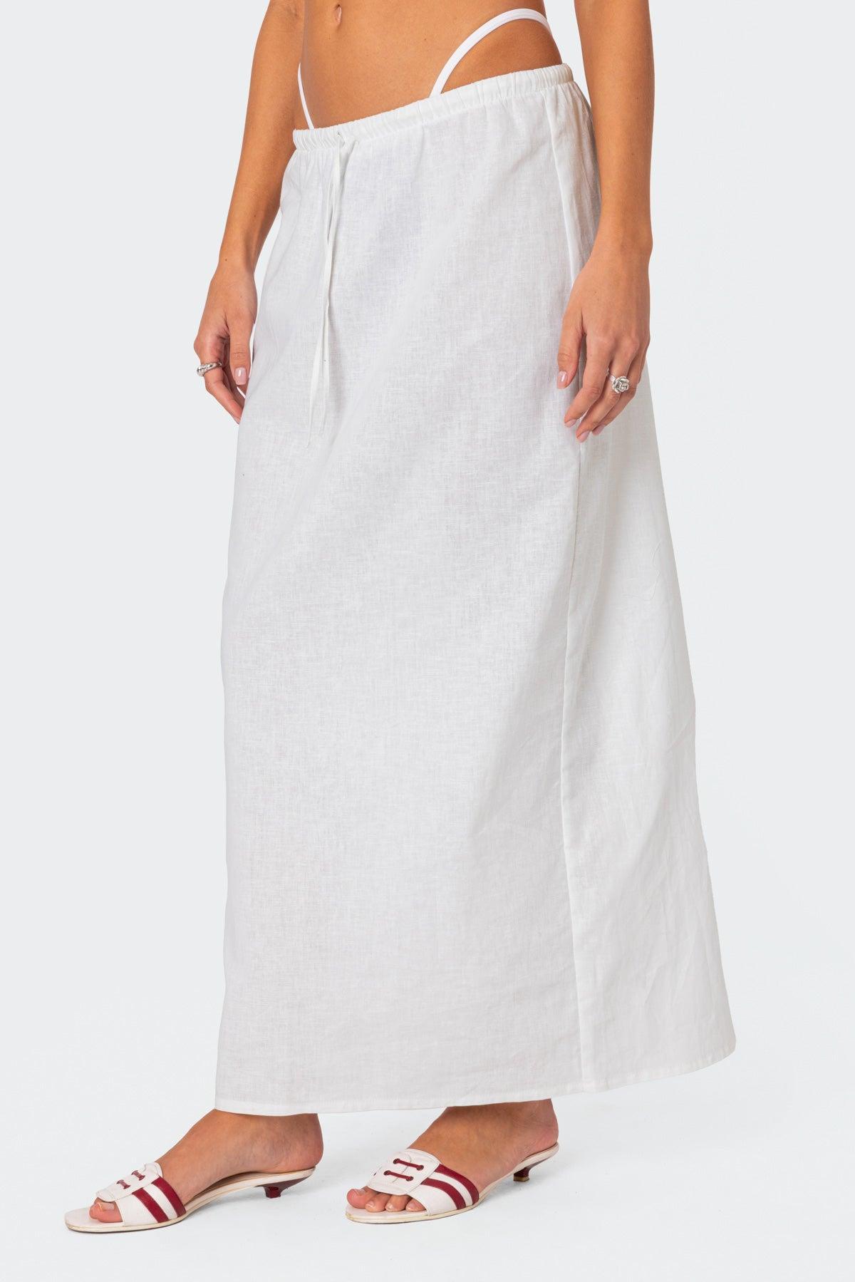 Rayla Linen Look Maxi Skirt Product Image