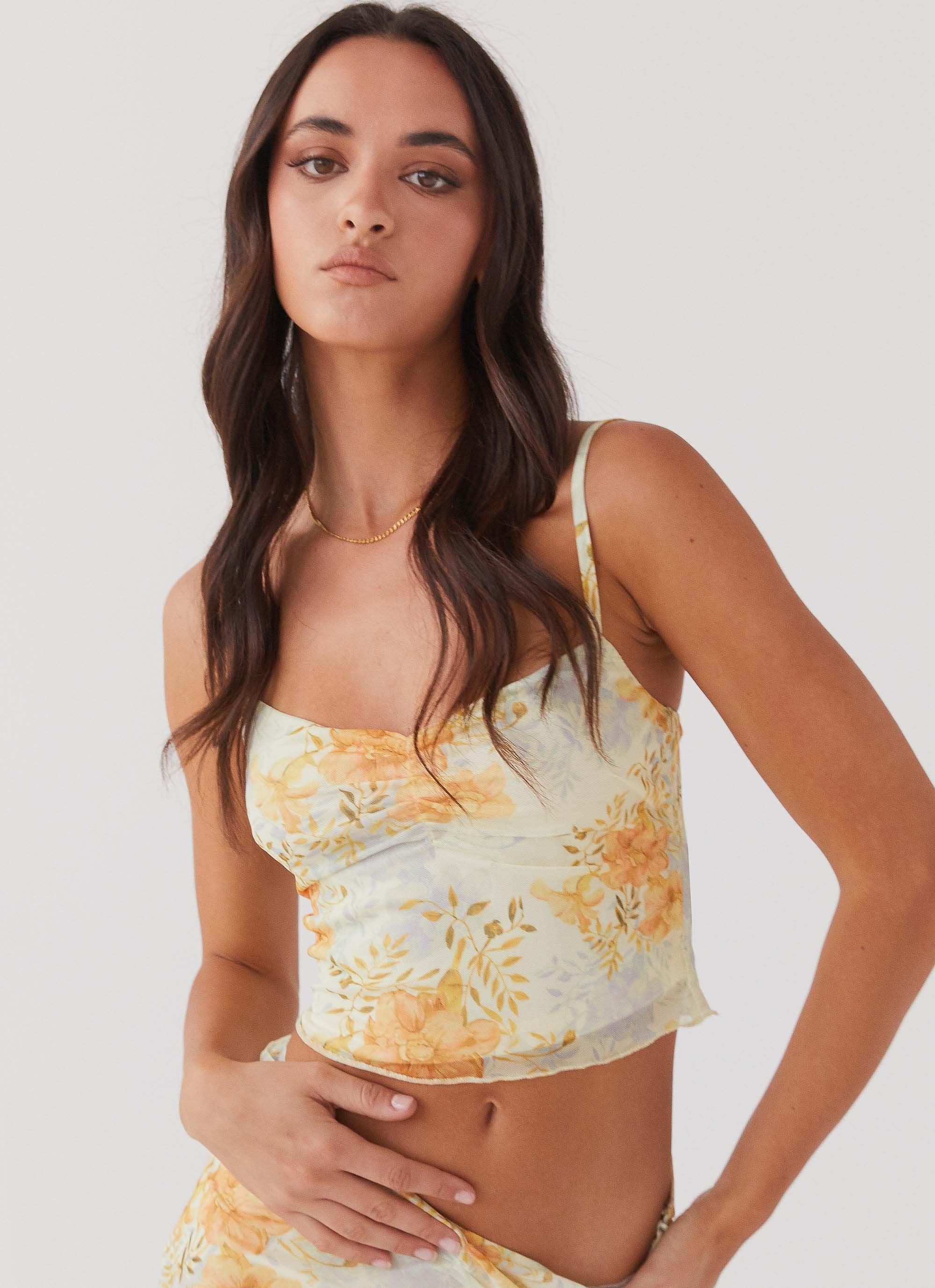 Sun Will Shine Cami Top - Dandelion Product Image