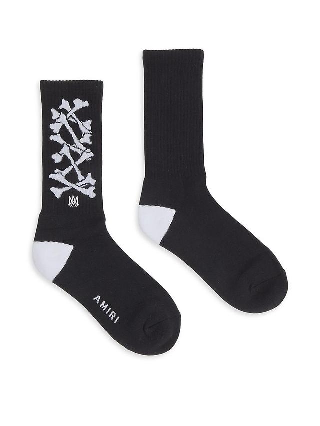 Mens Bones Stacked Cotton-Blend Socks Product Image