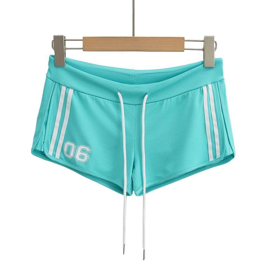 Low Rise Numbering Shorts Product Image