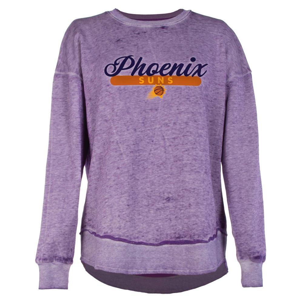 NBA Phoenix Suns Womens Burnout Crew Neck Fleece Sweatshirt Product Image