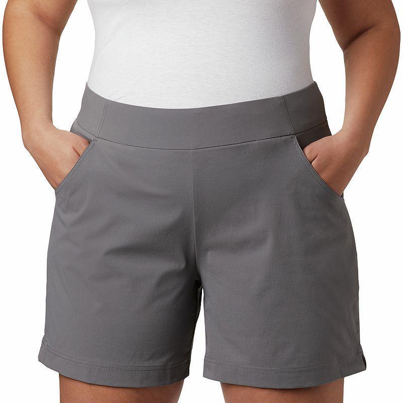 Columbia Plus Size Anytime Casual Shorts (Dark Nocturnal) Women's Shorts Product Image