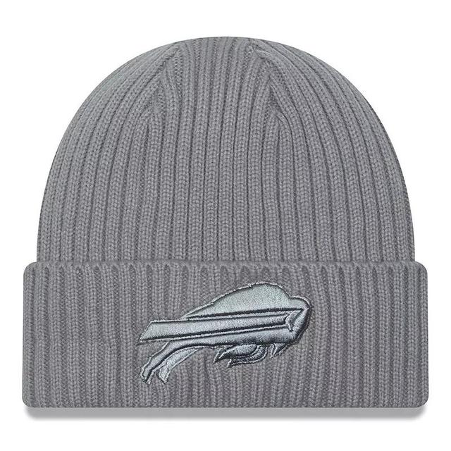 Mens New Era Gray Buffalo Bills Color Pack Cuffed Knit Hat Product Image