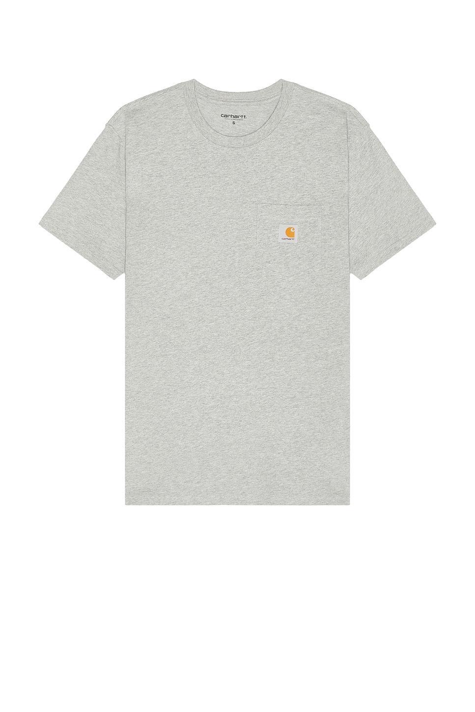 CARHARTT Short Sleeve Pocket T-shirt In Grey Heather Product Image