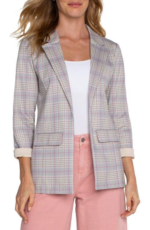 Liverpool Los Angeles Plaid Boyfriend Blazer Product Image