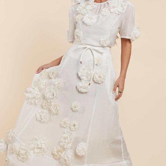 Rose Corsage Maxi Dress Product Image