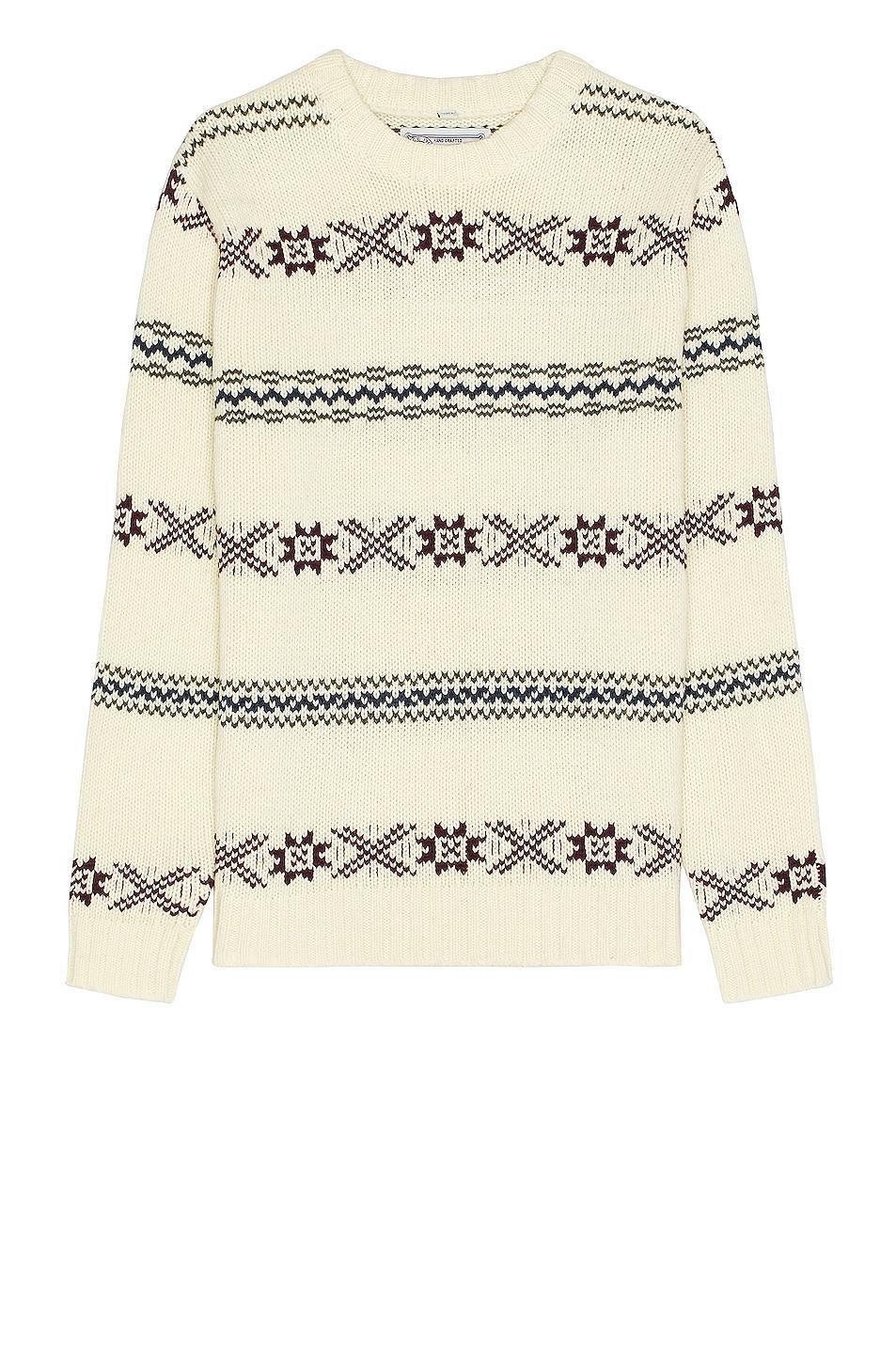 Schott Norwegian Sweater in Off White - Ivory. Size S (also in L, M, XL/1X). Product Image