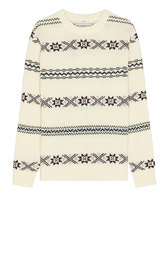 Schott Norwegian Sweater in Cream. Size M, S. Product Image