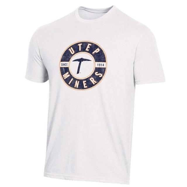 NCAA UTEP Miners Mens White Biblend T-Shirt Product Image