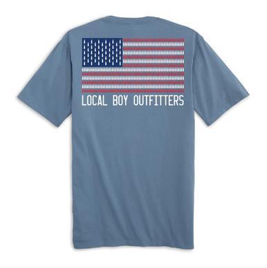 Local Boy® Men's S/S Slate Blue Bottle Flag T-Shirt Product Image