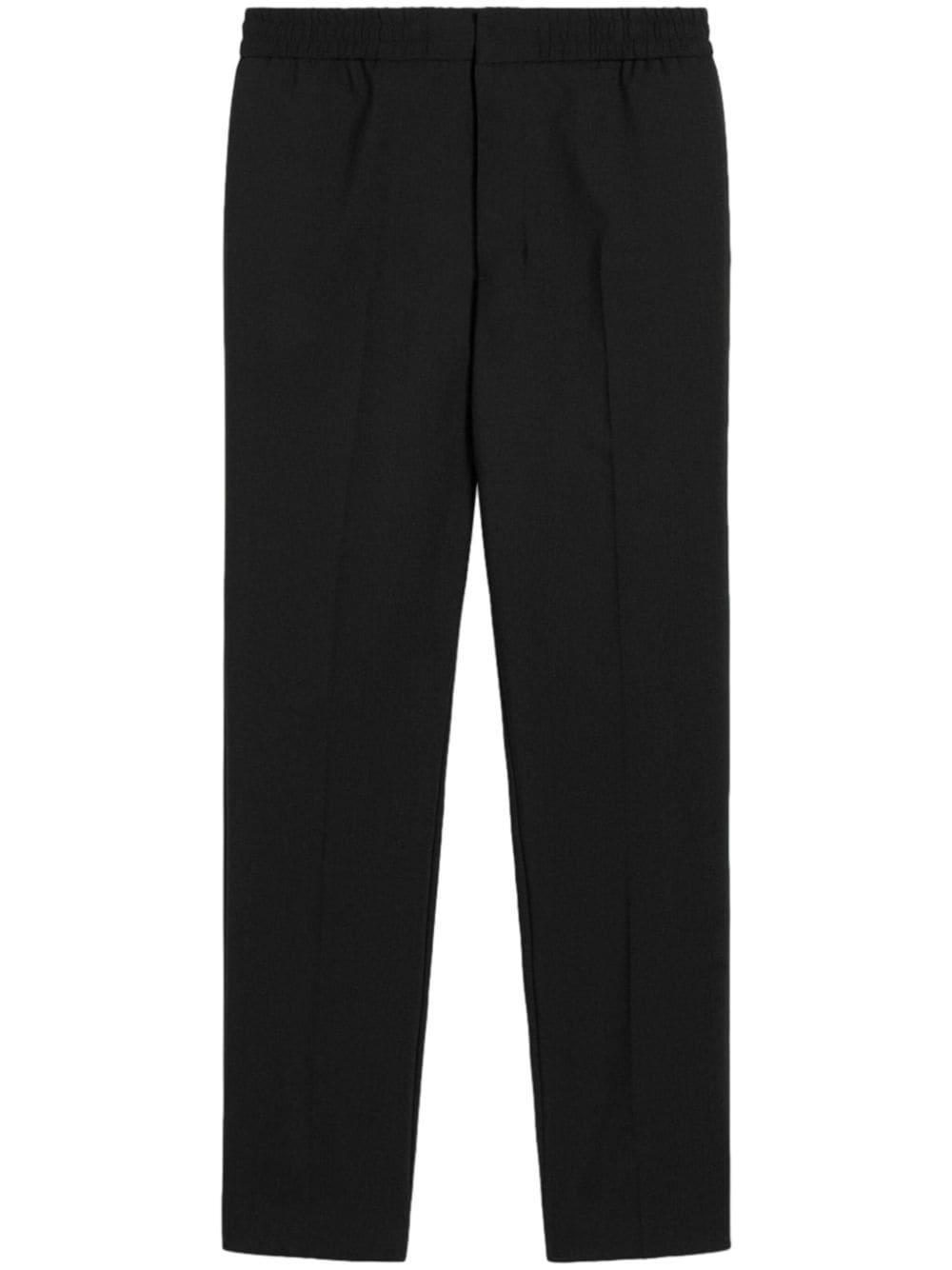 AMI ALEXANDRE MATTIUSSI Ami Paris Elasticated Waist Pant Clothing In Black Product Image