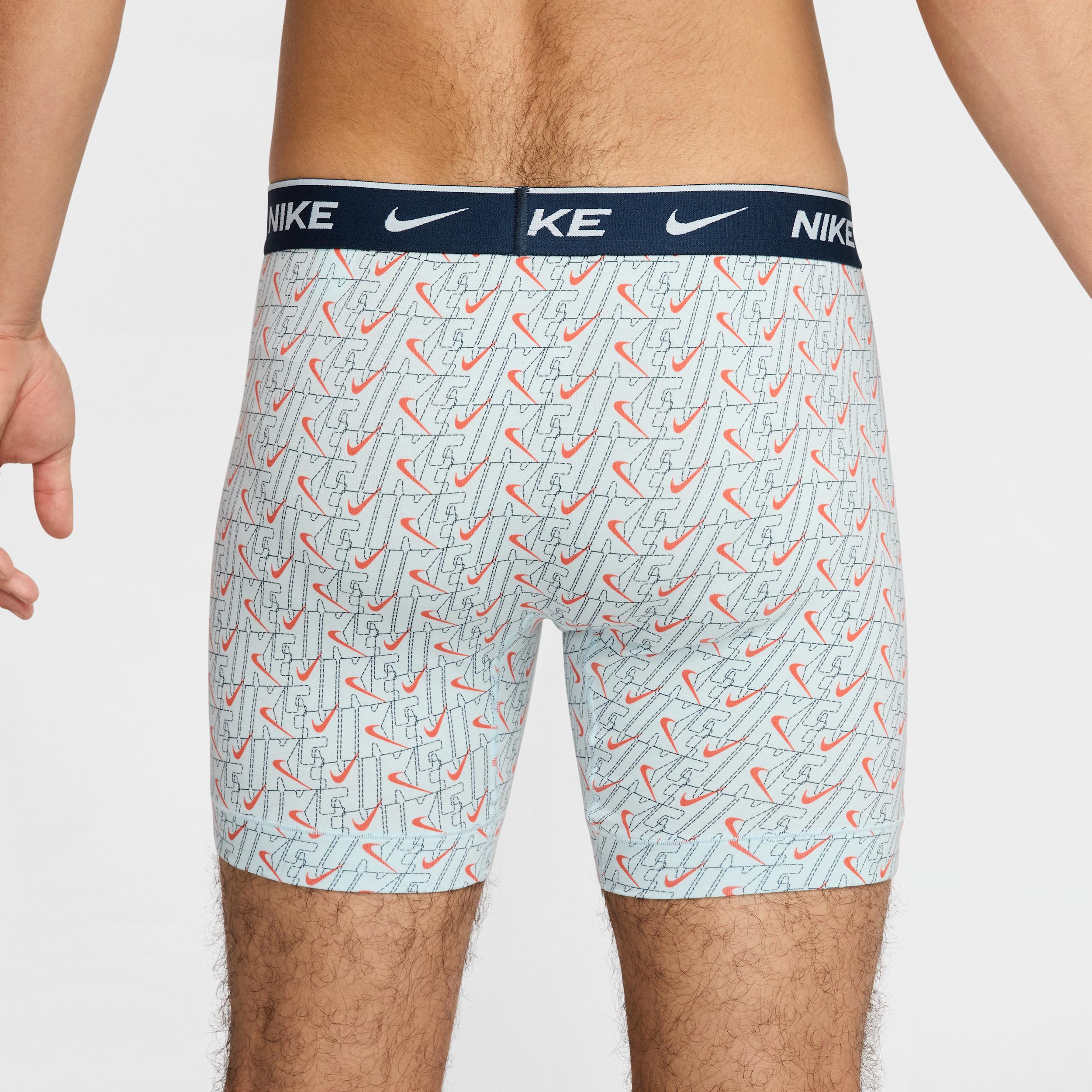 Nike Mens Dri-FIT Essential Cotton Stretch Boxer Briefs (3-Pack) Product Image