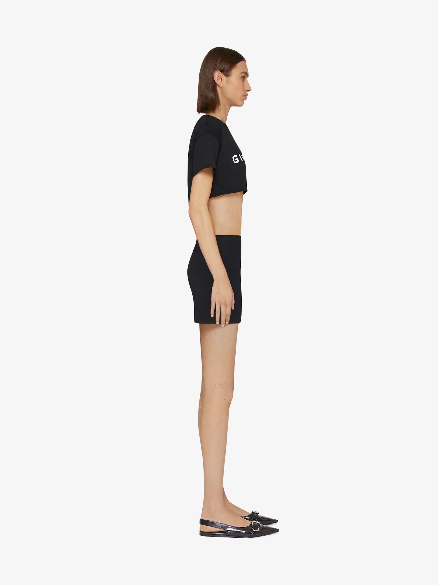 GIVENCHY Archetype cropped t-shirt in cotton Product Image