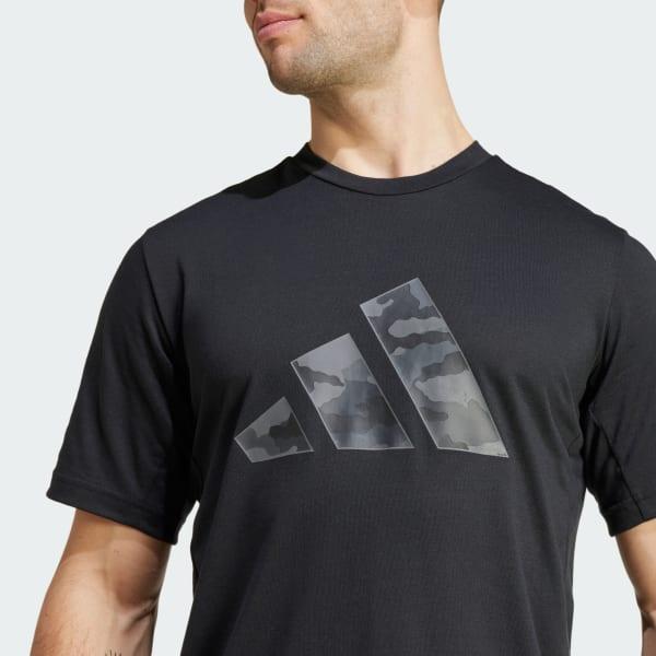 Train Essentials Camo Graphic Logo Tee Product Image