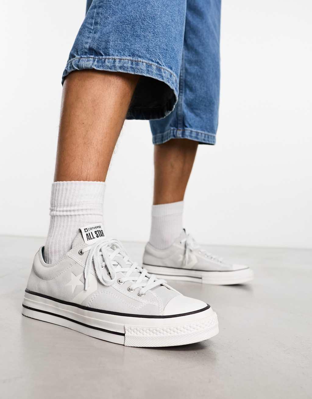 Converse Star Player 76 Everyday Essentials Ox sneakers in light gray Product Image